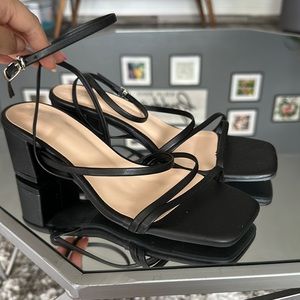 Black Heeled Sandal